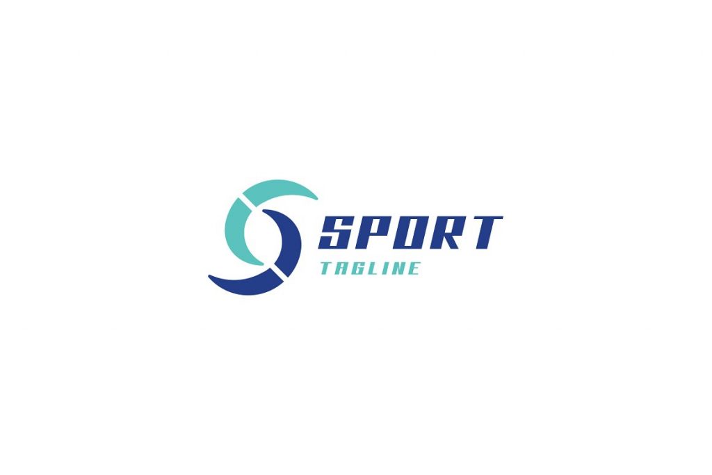 Letter S sport logo icon vector