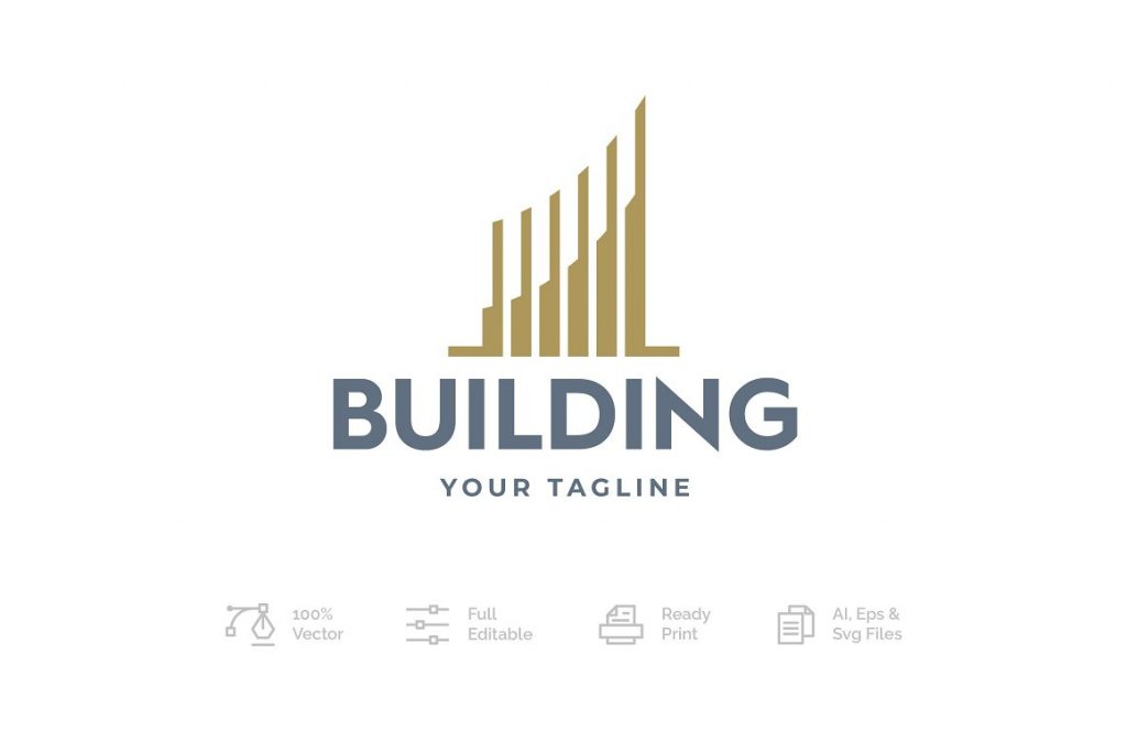 Building Logo Icon Design Vector