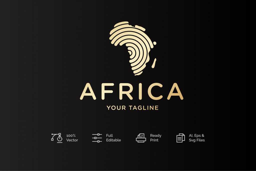 Africa Logo Icon Design Vector